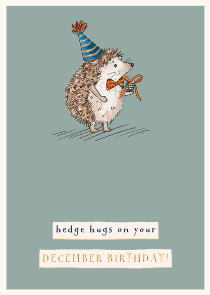 On Your December Birthday Foiled Birthday Greeting Card