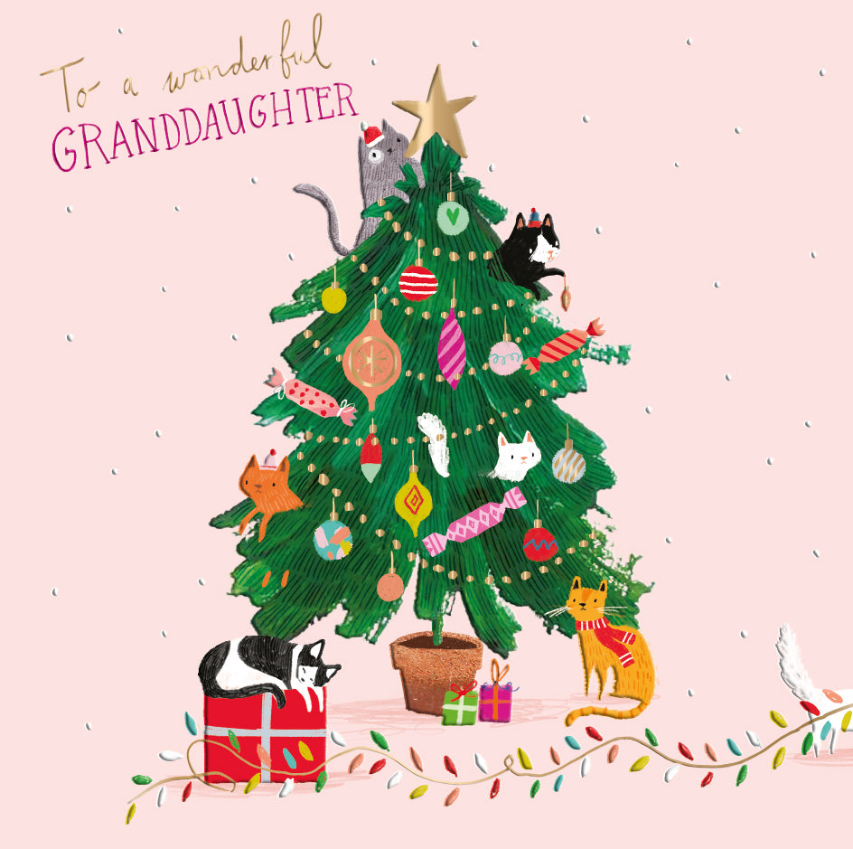 A Wonderful Granddaughter Curious Inksmith Christmas Card