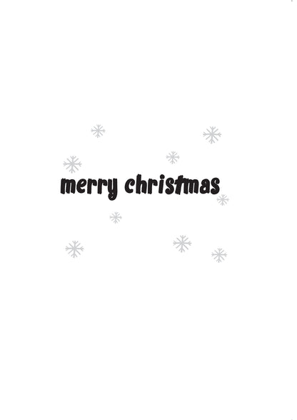 It Looks Like Snow  Funny Christmas Card