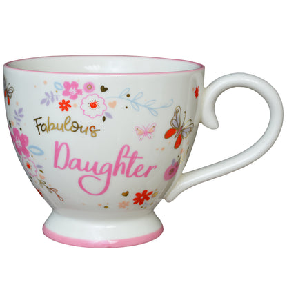 Fabulous Daughter Jumbo Teacup Gift