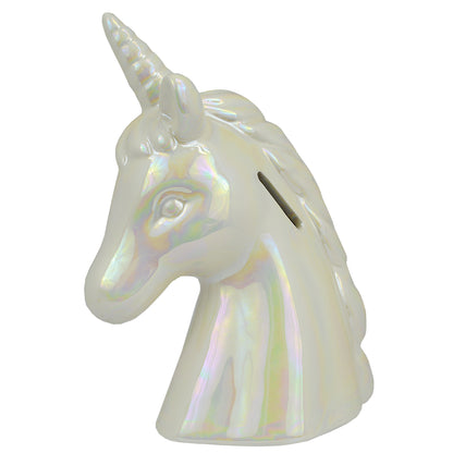 Unicorn Ceramic Money Bank Traditional Money Box With Stopper