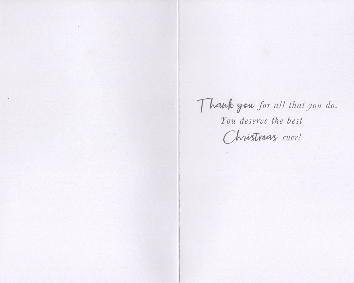 Hand-Finished To My Amazing Dad Christmas Greeting Card