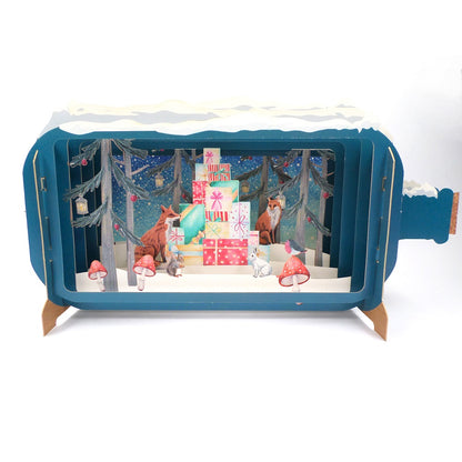 Message In A Bottle Presents Pop Up Christmas Greeting Card