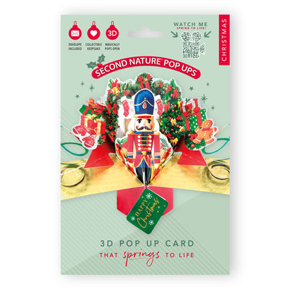 The Nutcracker Pop Up Christmas Greeting Card