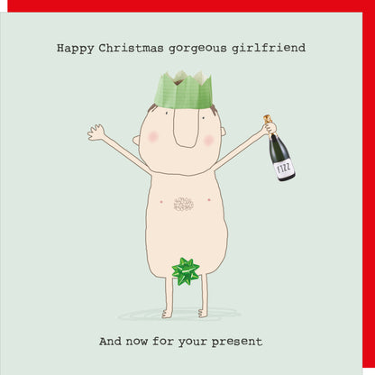 Rosie Made A Thing Gorgeous Girlfriend Xmas Christmas Card Greeting Card