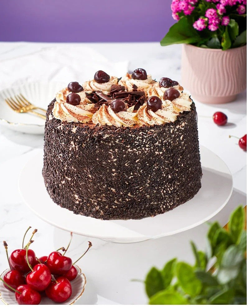 6" Black Forest Gateau Test Cake