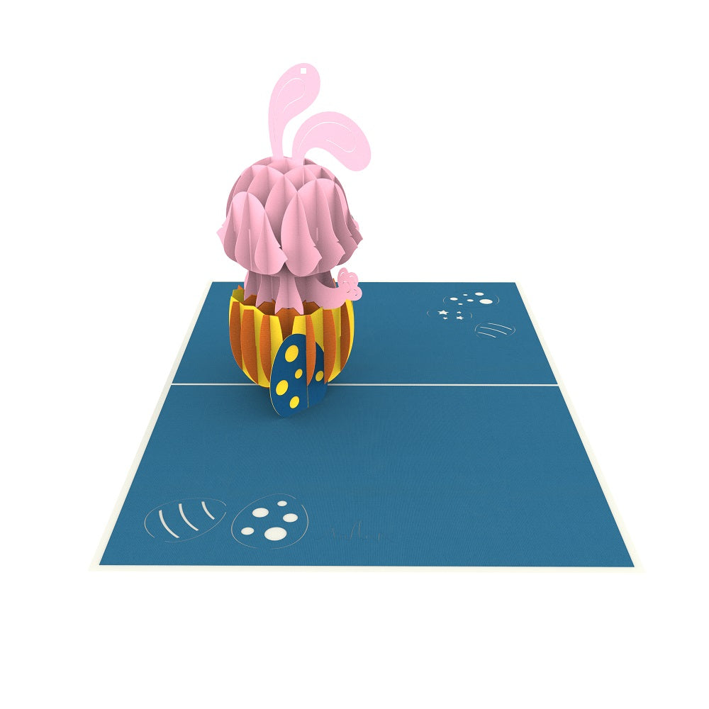 Easter Bunny Laser Cut Pop Up Greeting Card