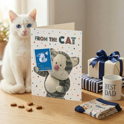 Boofle From The Cat Purrfectly Pawesome! Cute Father's Day Greeting Card