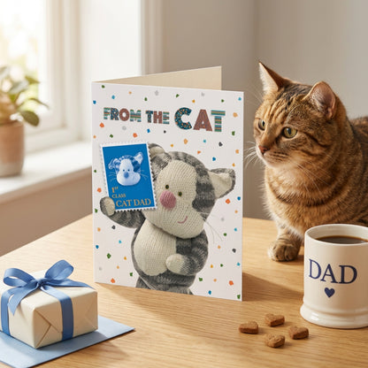 Boofle From The Cat Purrfectly Pawesome! Cute Father's Day Greeting Card