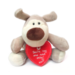 Boofle You're My One & Only 5" Sitting Lamboa Dog Plush