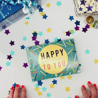 Pop Up Birthday Card With Gift Card Holder Birthday Balloon Card & Gift Idea