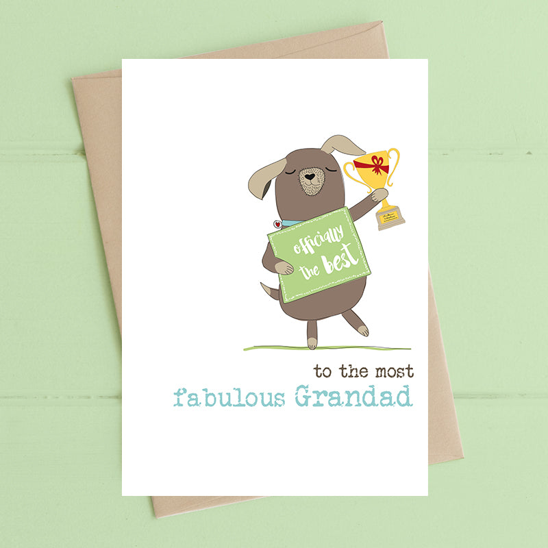 The Most Fabulous Grandad Greeting Card