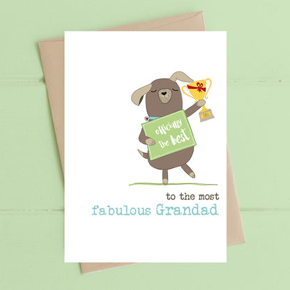 The Most Fabulous Grandad Greeting Card