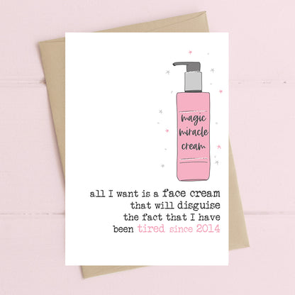 Disguise The Fact I've Tired Since 2014 Greeting Card