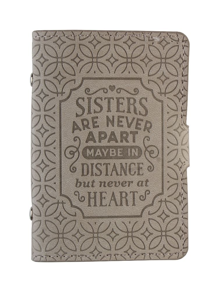 Sisters Are Never Apart Always In My Heart Card Wallet