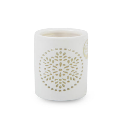 Heart & Home Pure Glow Small Scented Christmas Candle In Radiating Ceramic Pot
