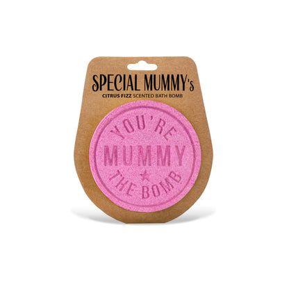 Personalised Special Mummy Citrus Fizz Scented Bath Bomb