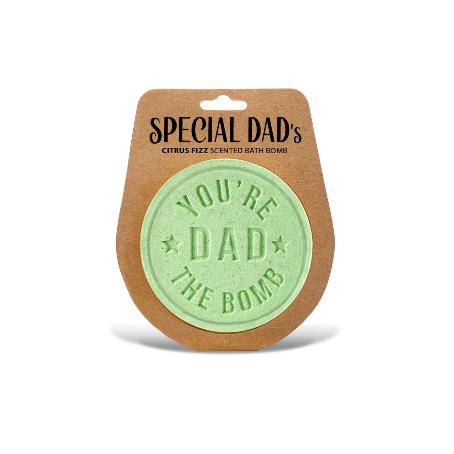 Personalised Special Dad Citrus Fizz Scented Bath Bomb