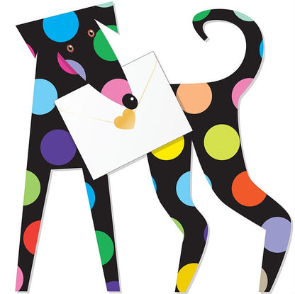 Greyhound 3D Animal Shaped Any Occasion Greeting Card