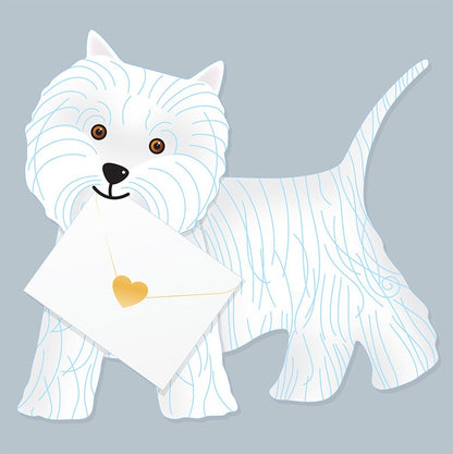 Highland Terrier 3D Animal Shaped Any Occasion Greeting Card