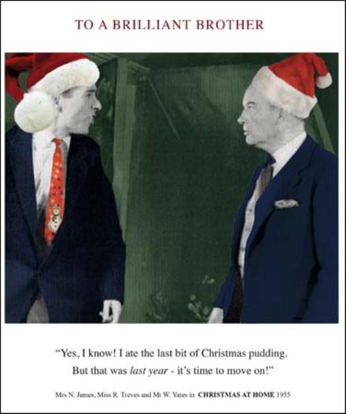 Brilliant Brother Funny Christmas Greeting Card
