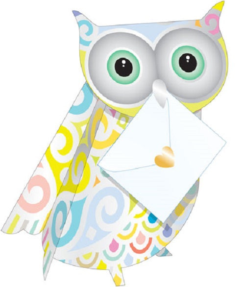 Opal The Owl 3D Animal Shaped Any Occasion Greeting Card