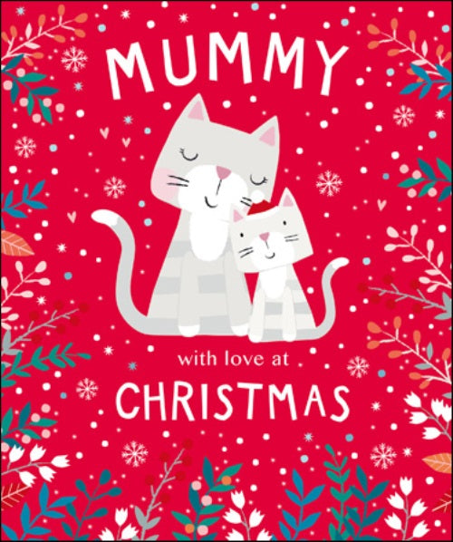 Mummy Cute Tiger Tail Christmas Greeting Card