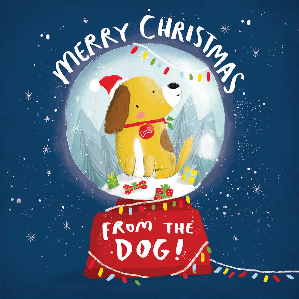Merry Christmas From The Dog! Christmas Card