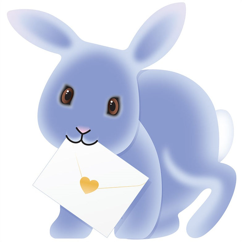 Bunny Rabbit 3D Animal Shaped Any Occasion Greeting Card