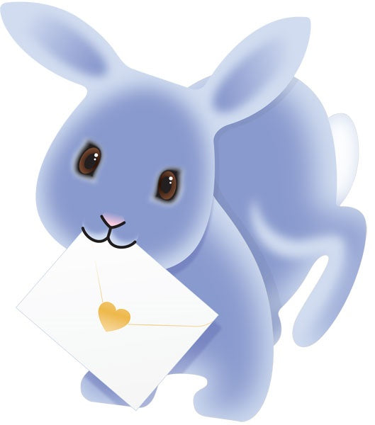 Bunny Rabbit 3D Animal Shaped Any Occasion Greeting Card