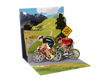 Country Bike Ride Pop-Up Any Occasion Greeting Card