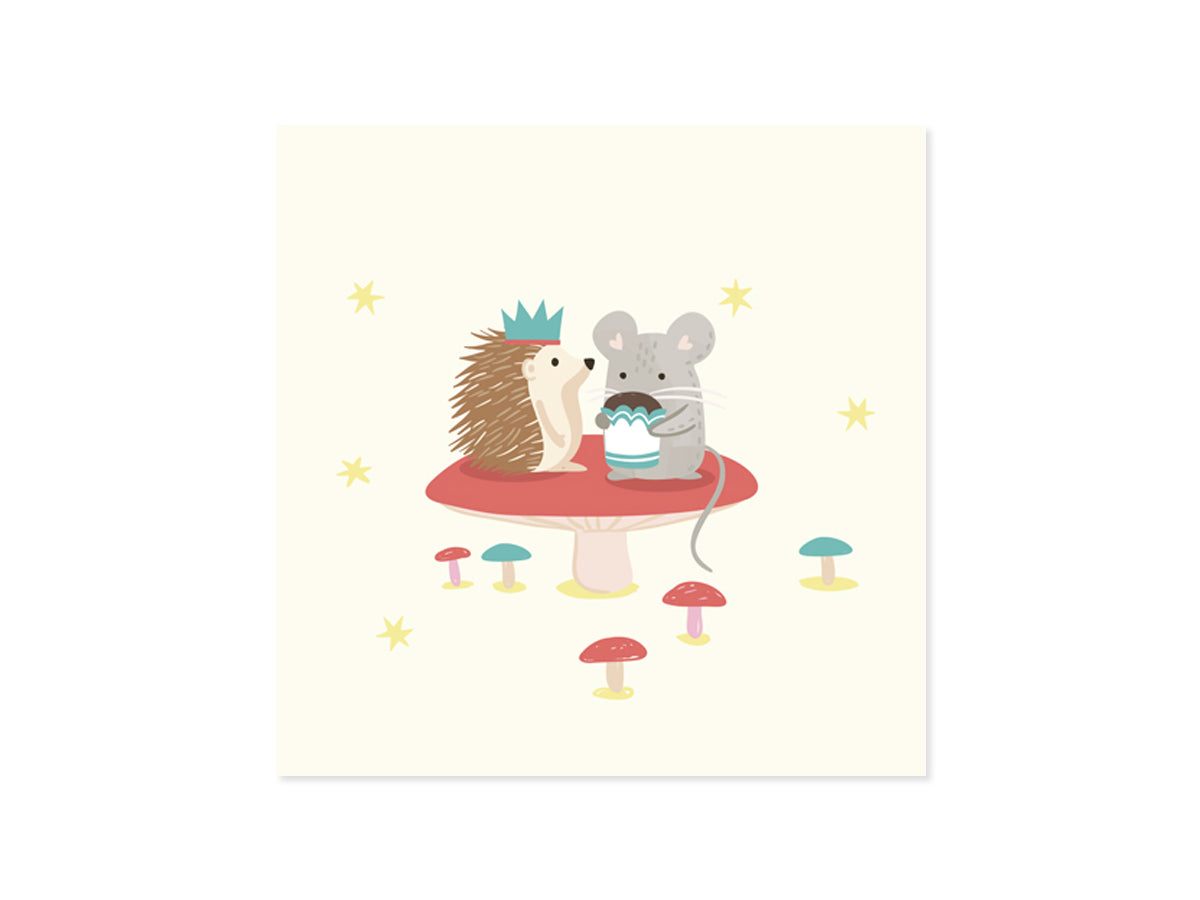 Woodland Animal Party Pop-Up Card Birthday Card