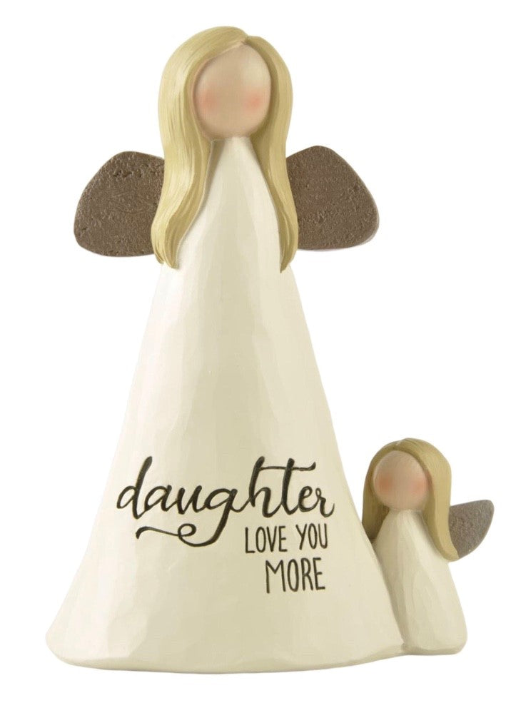 Feather & Grace Angel Figurine Daughter Love You More Guardian Angel