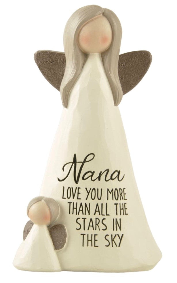 Feather & Grace Angel Figurine Nana Love You Stars & Sky Guardian Angel