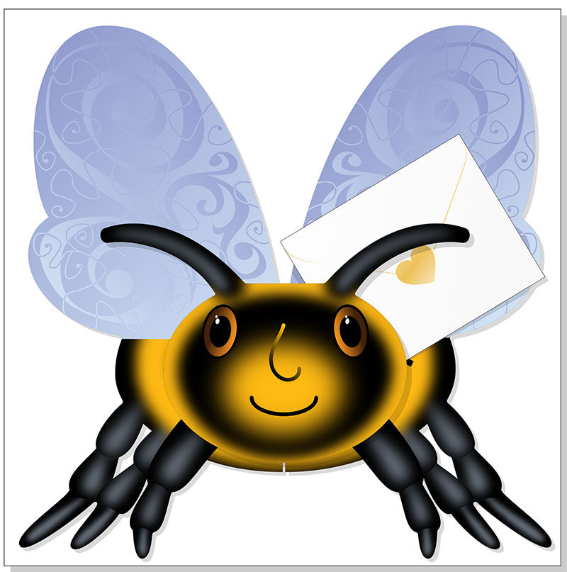 Bumble Bee 3D Special Delivery Animal Greeting Card