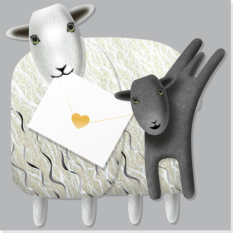 Sheep & Lamb 3D Special Delivery Animal Greeting Card
