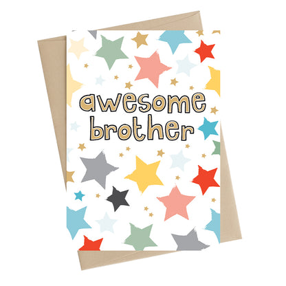 Awesome Brother Greeting Card