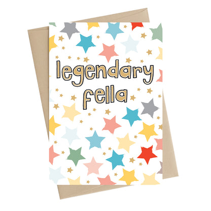 Legendary Fella Greeting Card