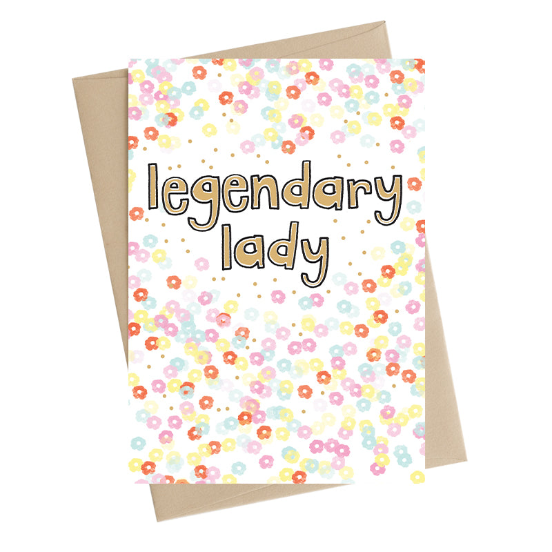 Legendary Lady Greeting Card
