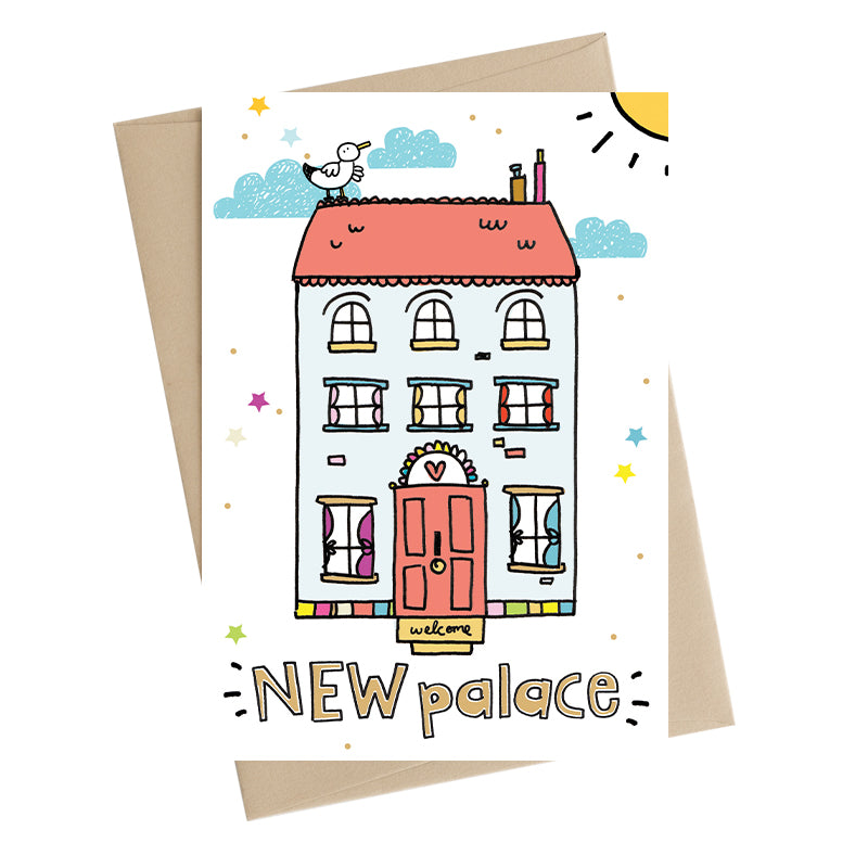New Palace New Home Greeting Card