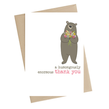 A Humongous Enormous Thank You Greeting Card
