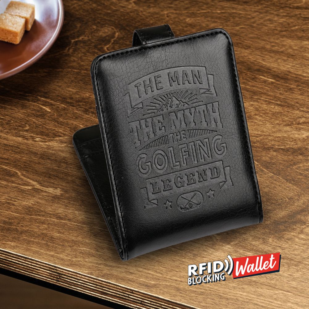 The Man The Myth The Golfing Legend RFID Card Wallet