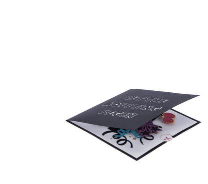 Adulting Begin 21st Pop-Up Birthday Greeting Card Blank Inside