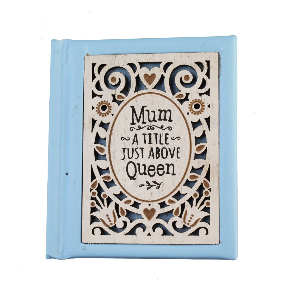 Mum A Title Just Above Queen Mini Woodcut Book Of Quotes