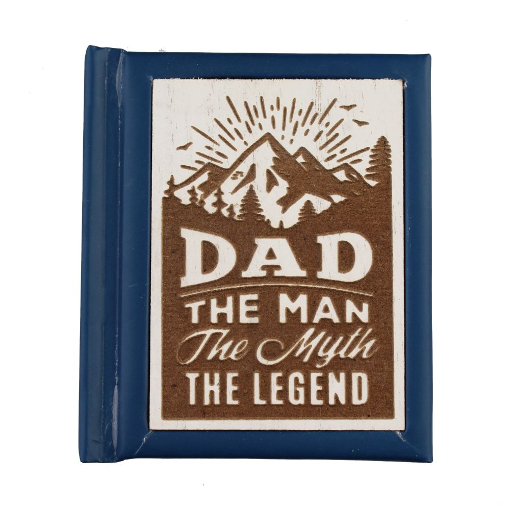 Dad The Man The Myth The Legend Mini Woodcut Book Of Quotes