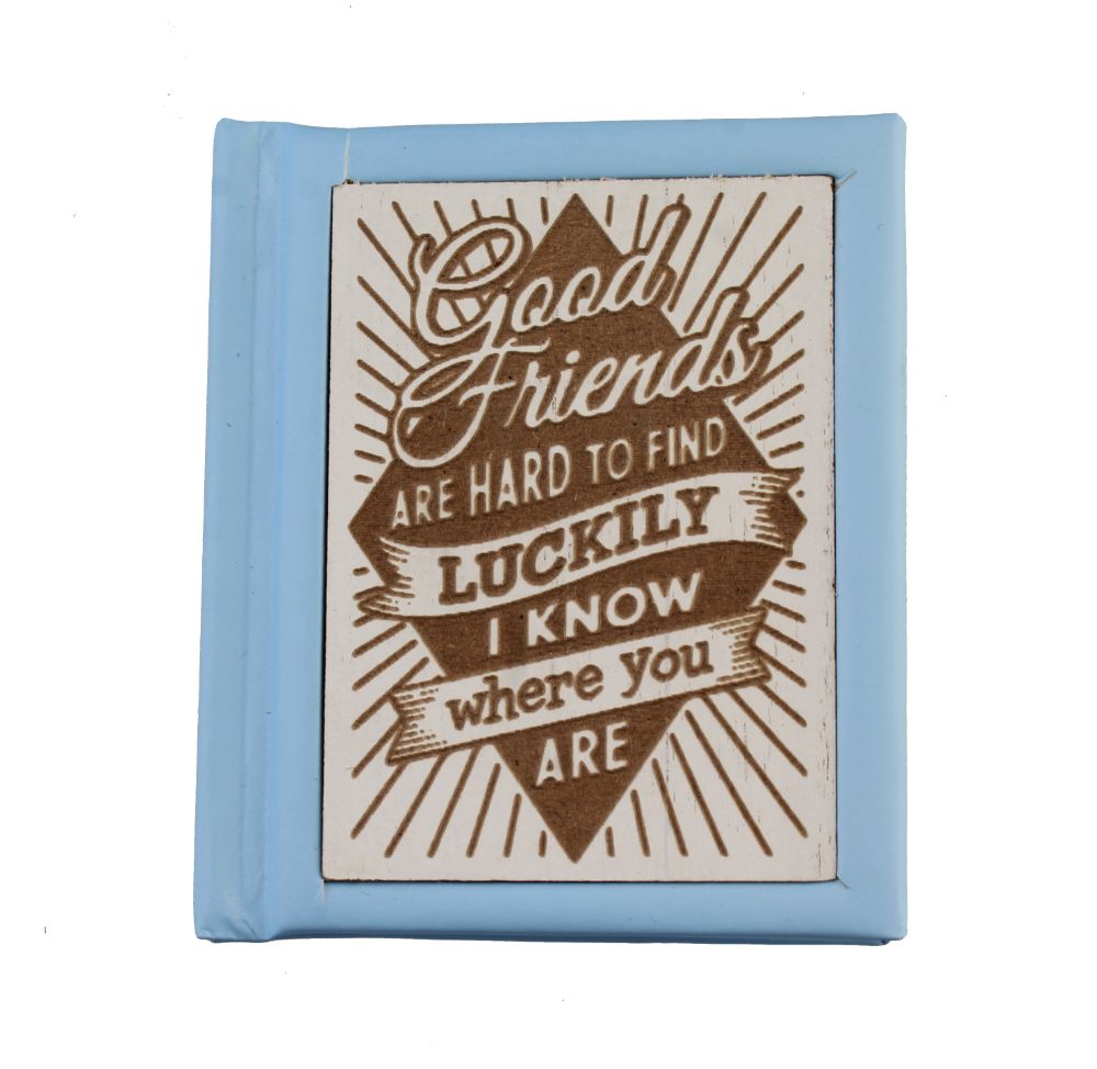 Good Friends Are Hard To Find Mini Woodcut Book Of Quotes