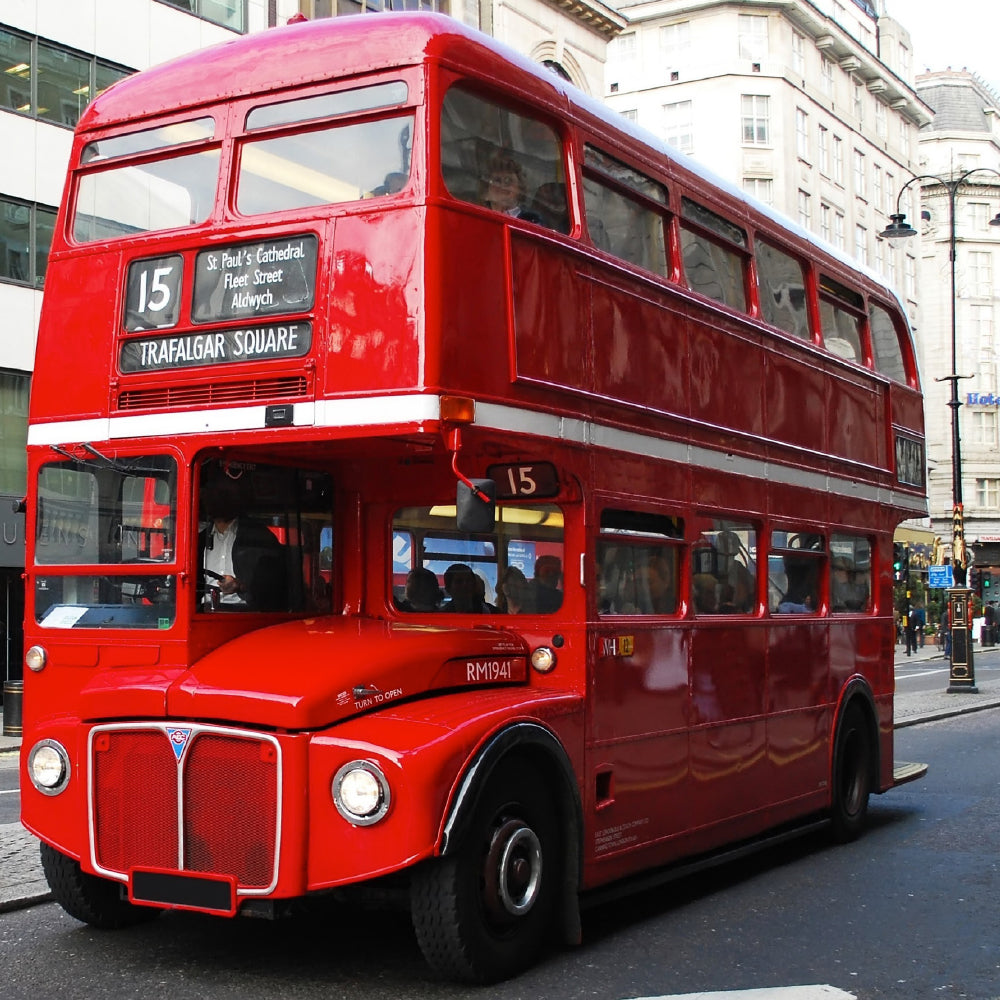 Sounds Of London Red Bus Sound Greeting Card