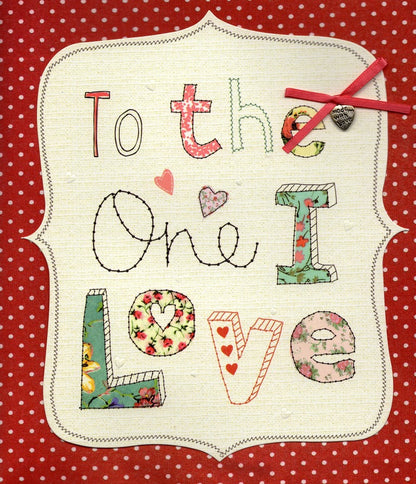 To The One I Love Valentine's Day Card