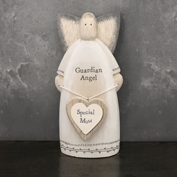 East Of India Special Mum Guardian Angel Wooden Ornament