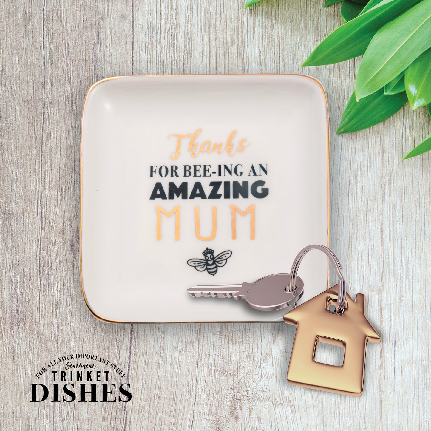 Thanks For Bee-ing An Amazing Mum Ceramic Trinket Tray